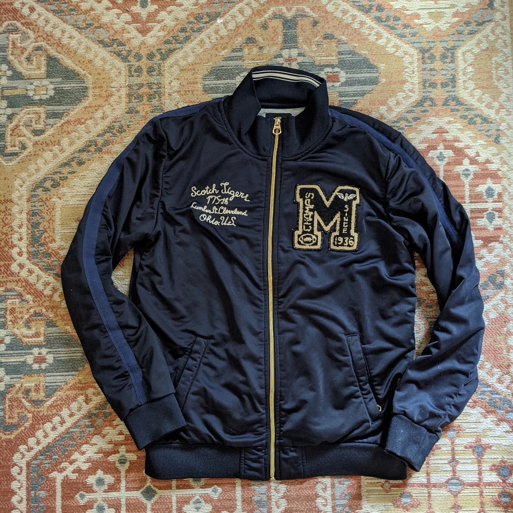 Scotch & Soda jersey-lined track jacket